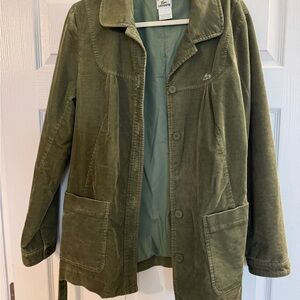 Lacoste Forest Green Corduroy Jacket